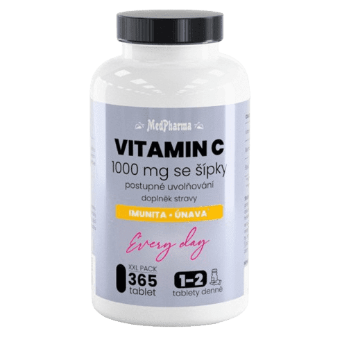 MedPharma Vitamin C 1000mg se šípky tbl.365