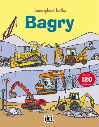 Samolepková knížka Bagry