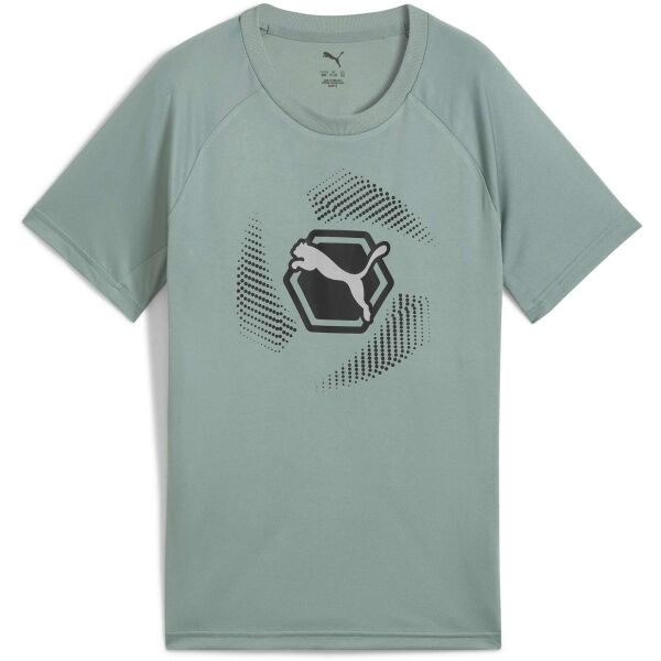 Puma ACTIVE SPORTS POLY TEE Chlapecké triko, zelená, velikost