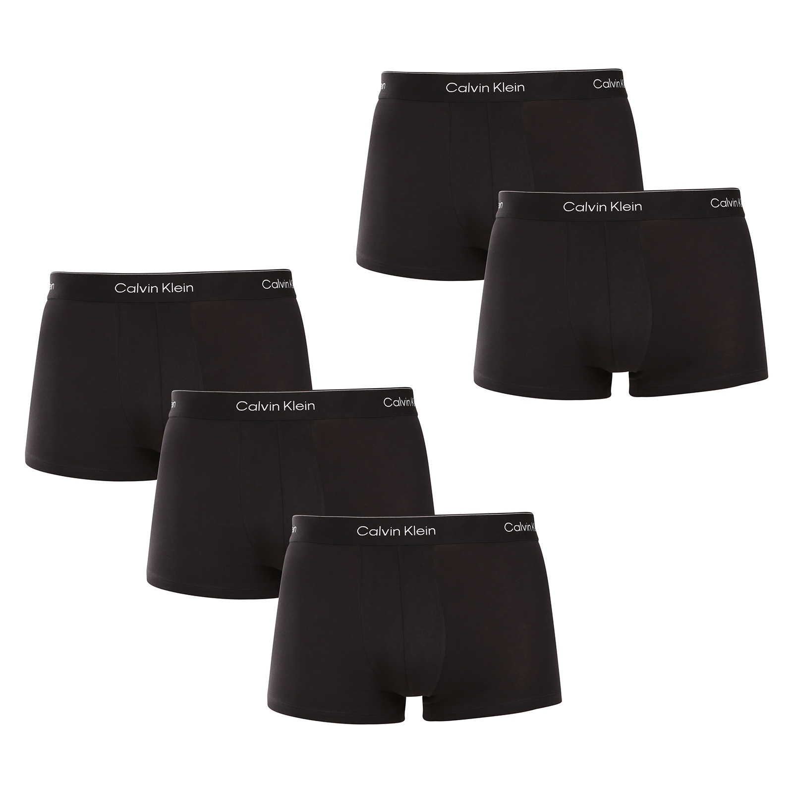5PACK pánské boxerky Calvin Klein černé (NB4393-TM6) M, trenky / trenýrky