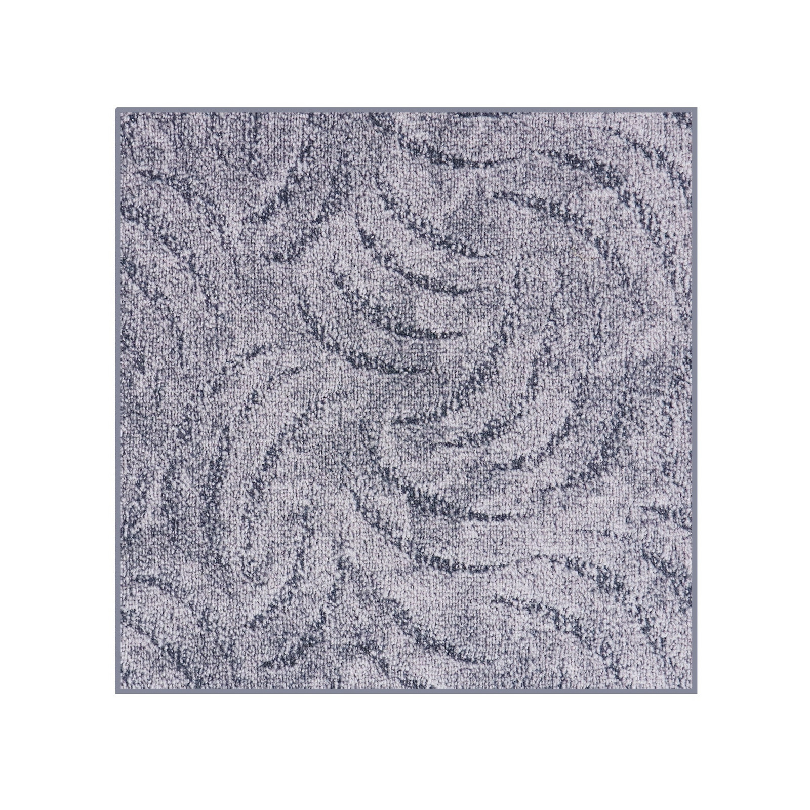 Kusový koberec Scroll šedý čtverec - 60x60 cm