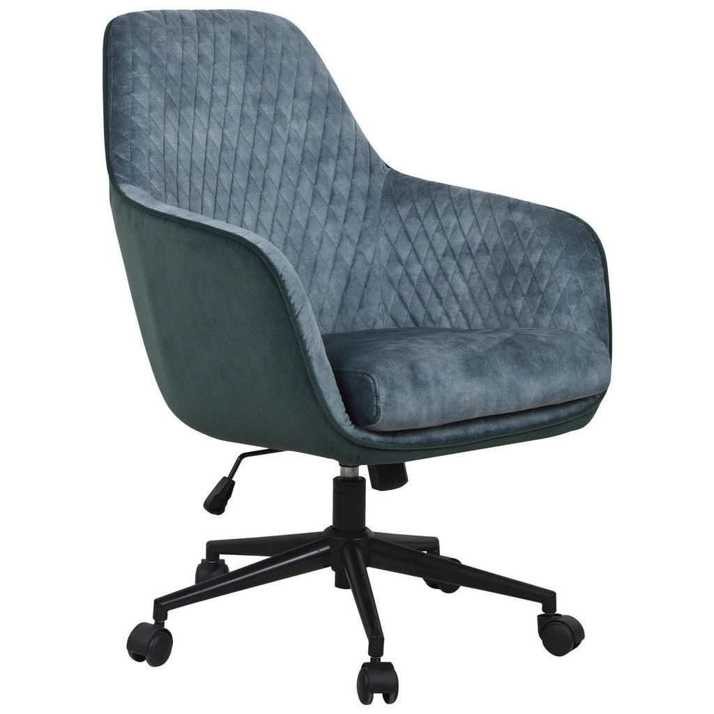 Novel OTOČNÁ ŽIDLE, samet, zelená, petrolej