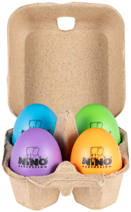 NINO Percussion NINOSET21 Egg Shaker Box - 4 Pcs