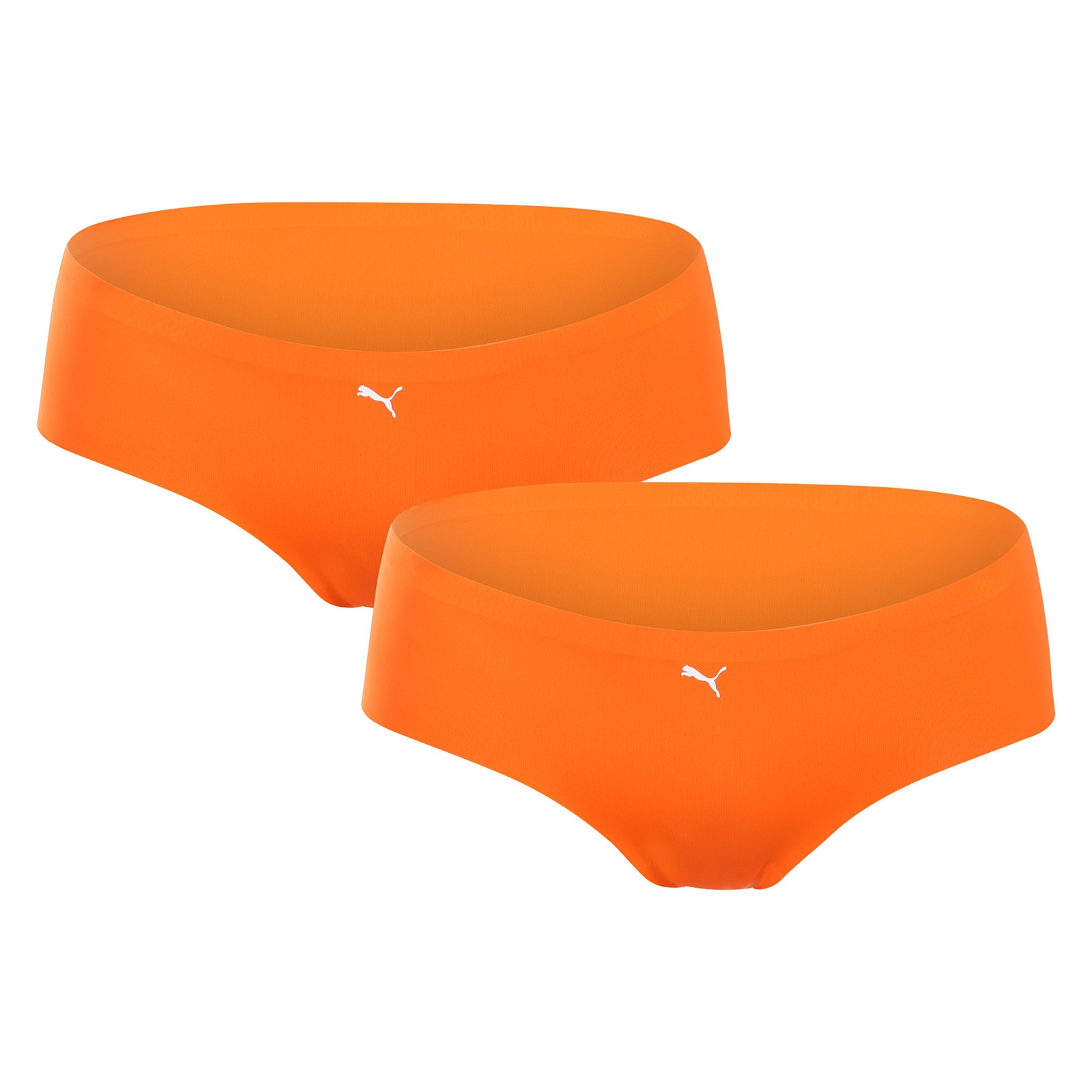 2PACK dámské kalhotky Puma bezešvé oranžové (100001011 020) L