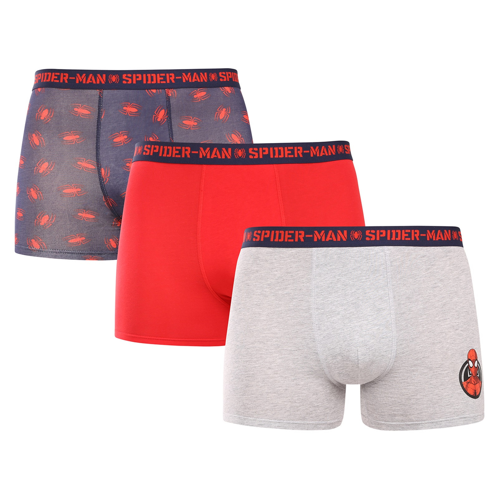 3PACK pánské boxerky Spider-Man vícebarevné (PO39683/4) XXL, trenky / trenýrky