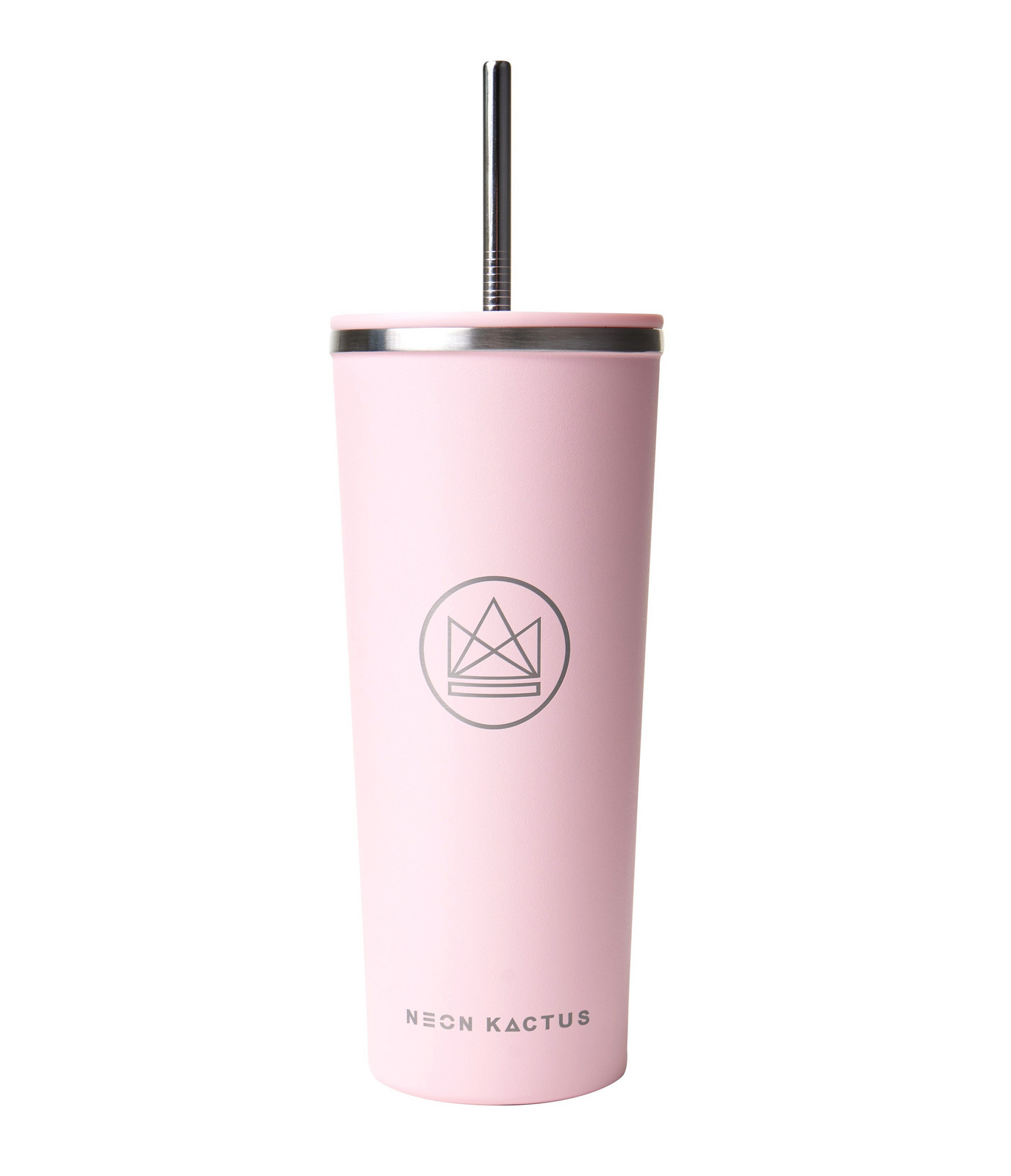 Designový nerez pohár, 710ml, Neon Kactus, růžový