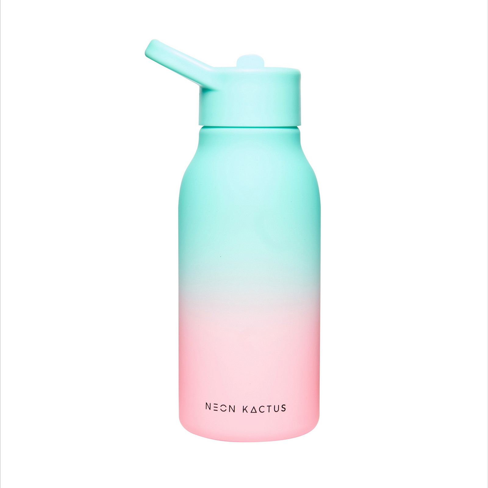 Dětská tritanová láhev, 340ml, Neon Kactus, tyrkysovo/růžová
