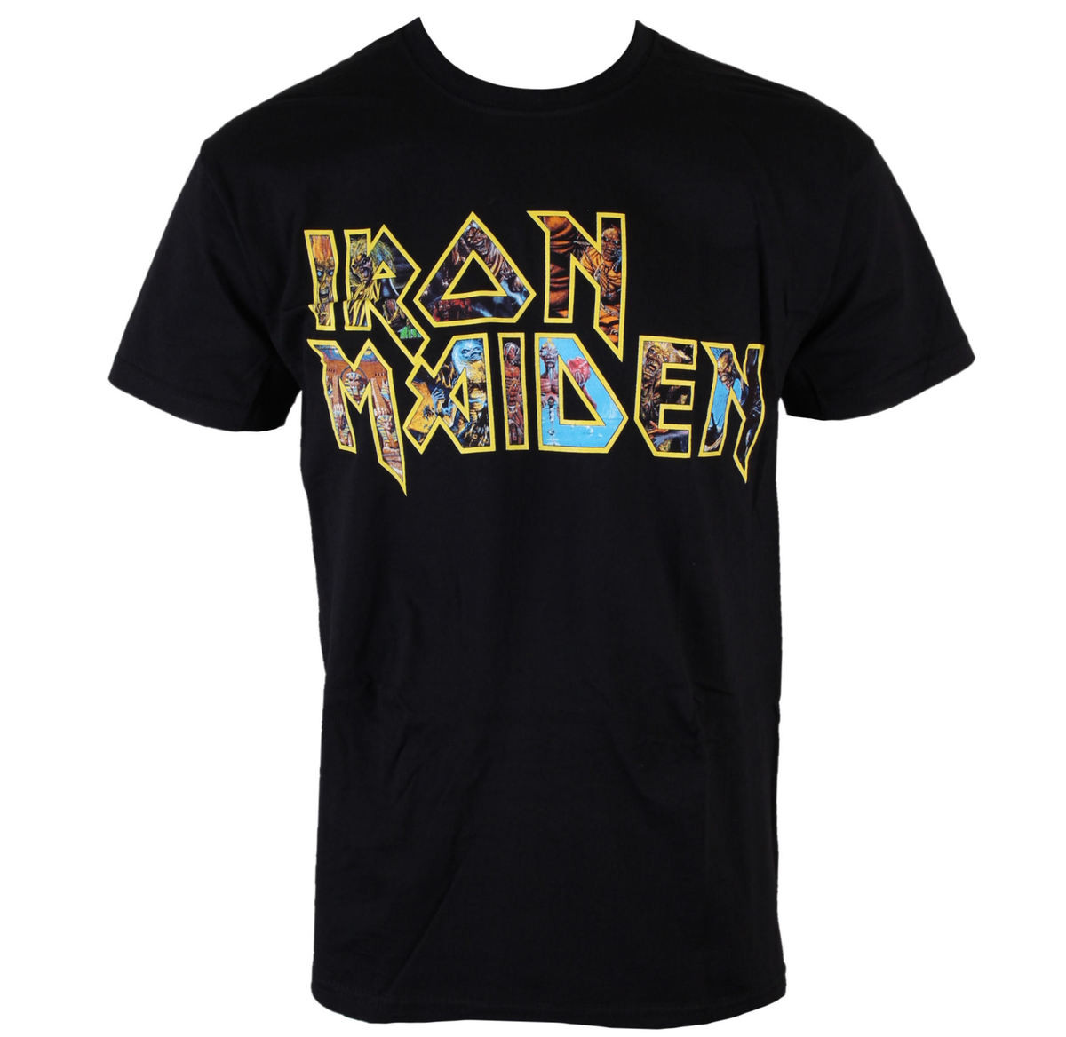 Tričko metal pánské Iron Maiden - Eddie Logo - ROCK OFF - IMTEE45MB S