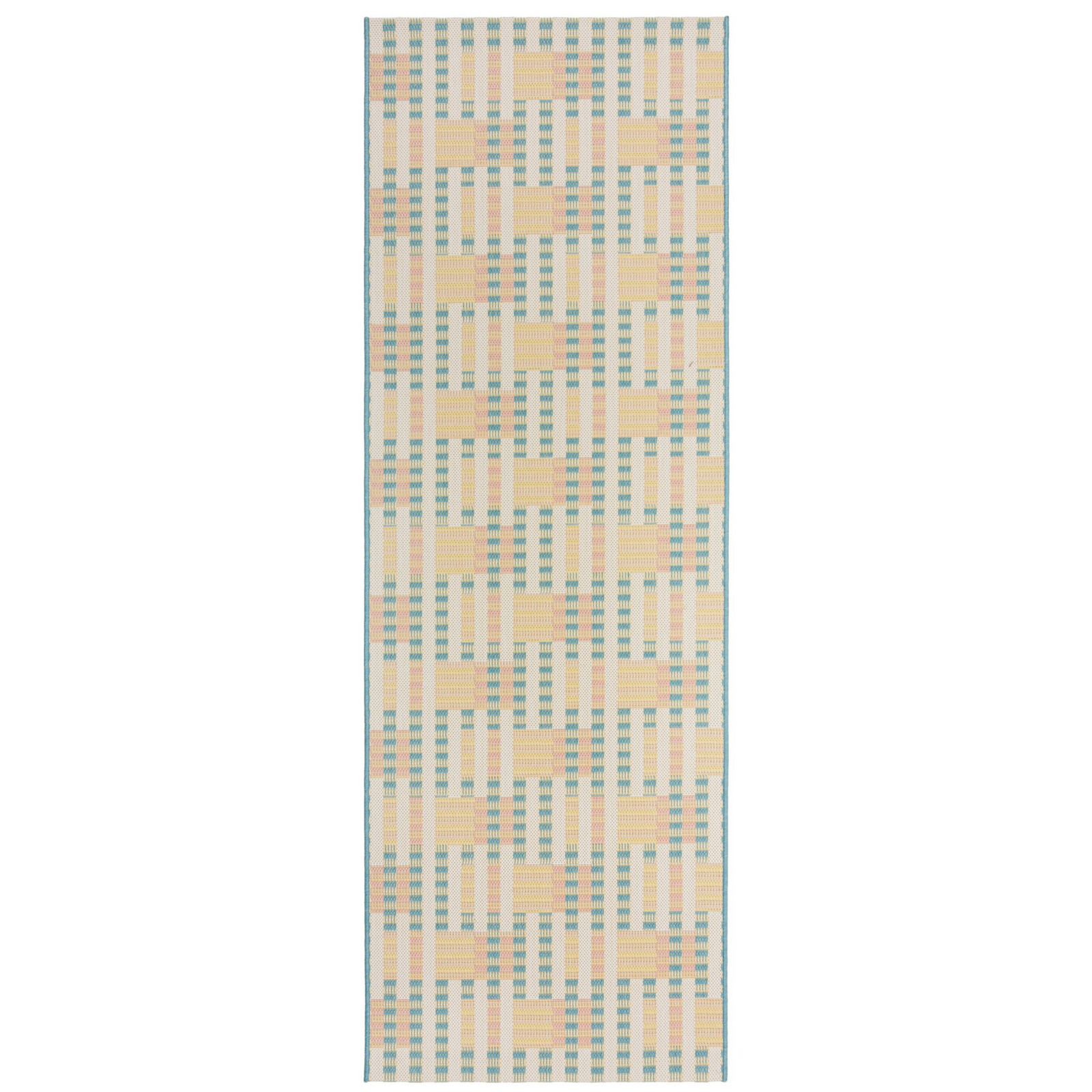 Běhoun Marseille Villa Check Multi - 80x230 cm Flair Rugs koberce