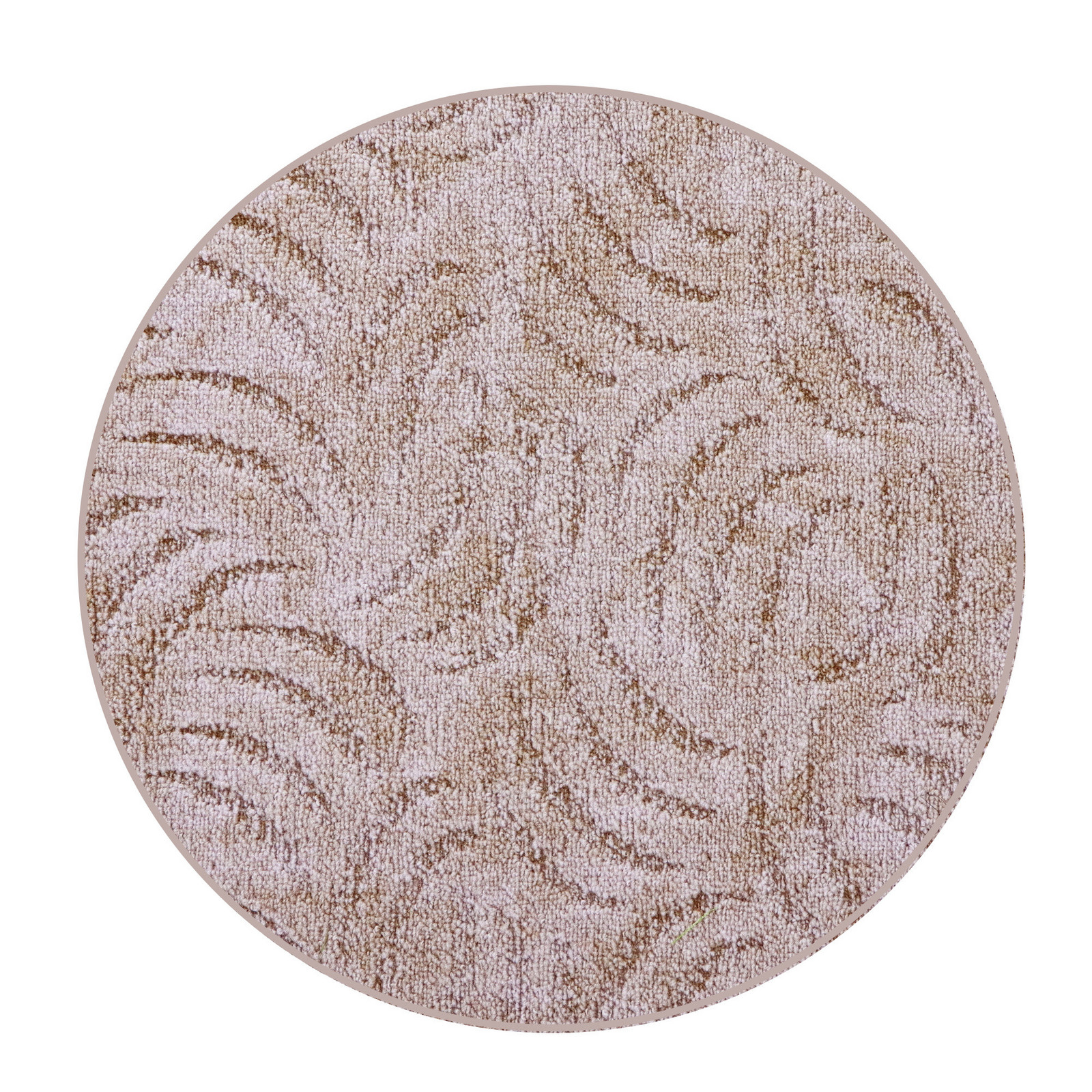 Kusový koberec Scroll béžový kruh - 60x60 (průměr) kruh cm