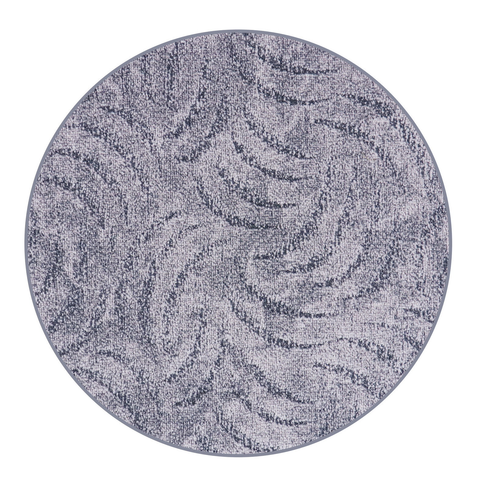 Kusový koberec Scroll šedý kruh - 60x60 (průměr) kruh cm