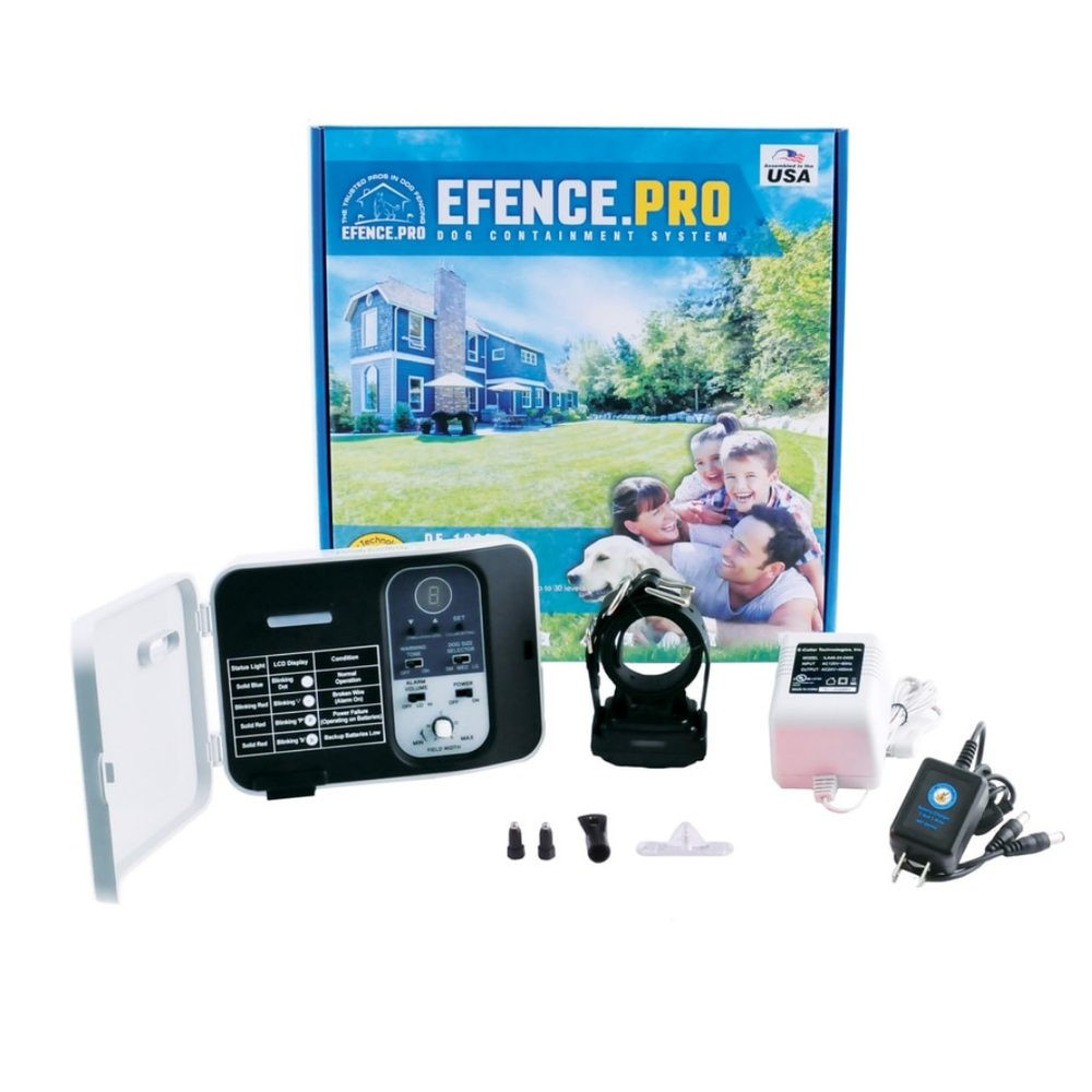 E-collar EF-1000 elektronický ohradník, neviditelný plot pro psy