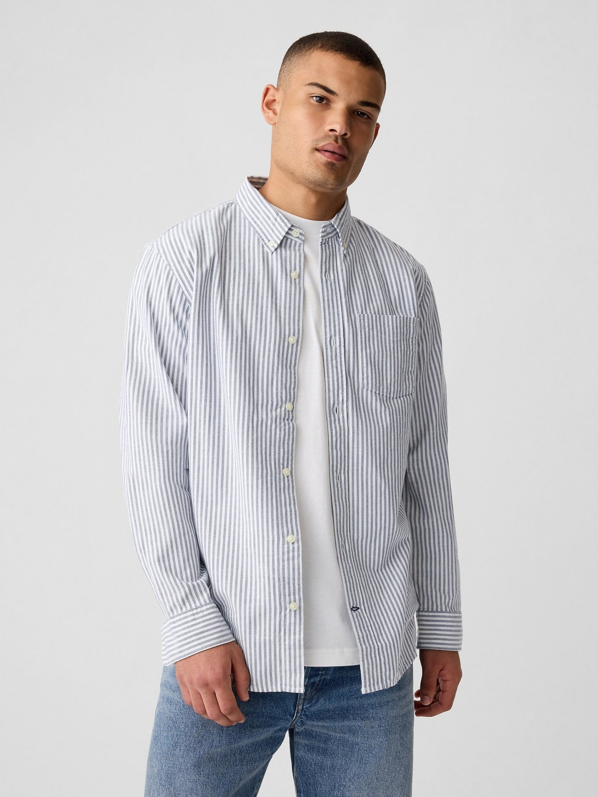 GAP Bavlněná košile Oxford - Pánské
