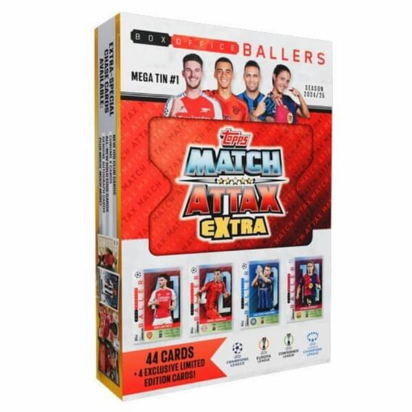 2024-2025 Topps Match Attax Extra Mega Tin Box Office Ballers