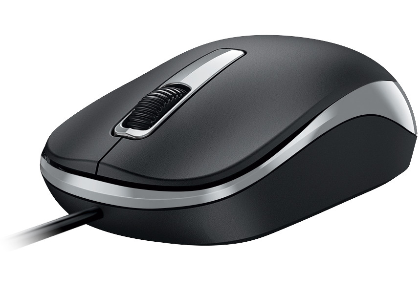 GENIUS DX-125S/ drátová/ tichá/ 1200 dpi/ USB/ černošedá, 31010027401