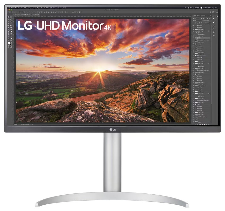 LG monitor 27UP850K IPS 4K / 3840x2160 / 5ms / 1200:1 / 400cd / 2xHDMI / DP / USB-C /Display HDR 400, 27UP850K-W.AEU