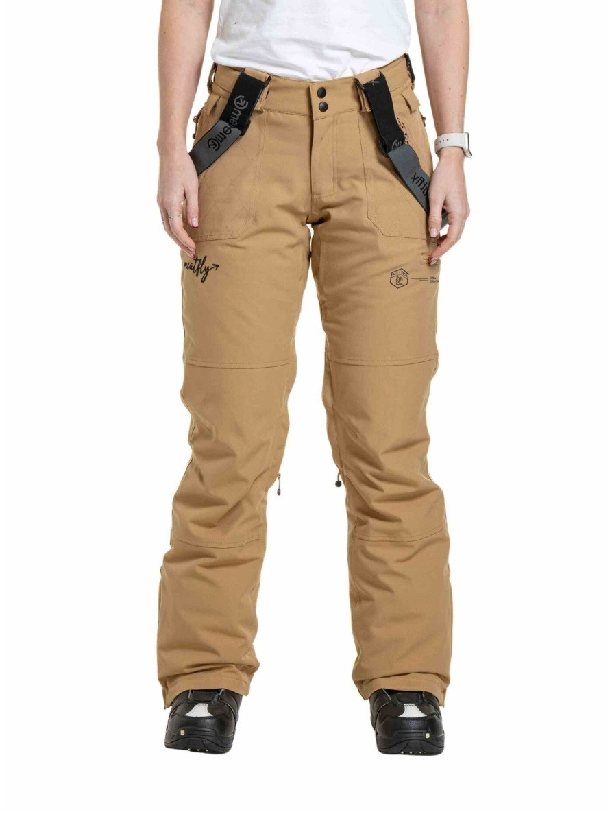 Dámské snb & ski kalhoty meatfly foxy béžová s