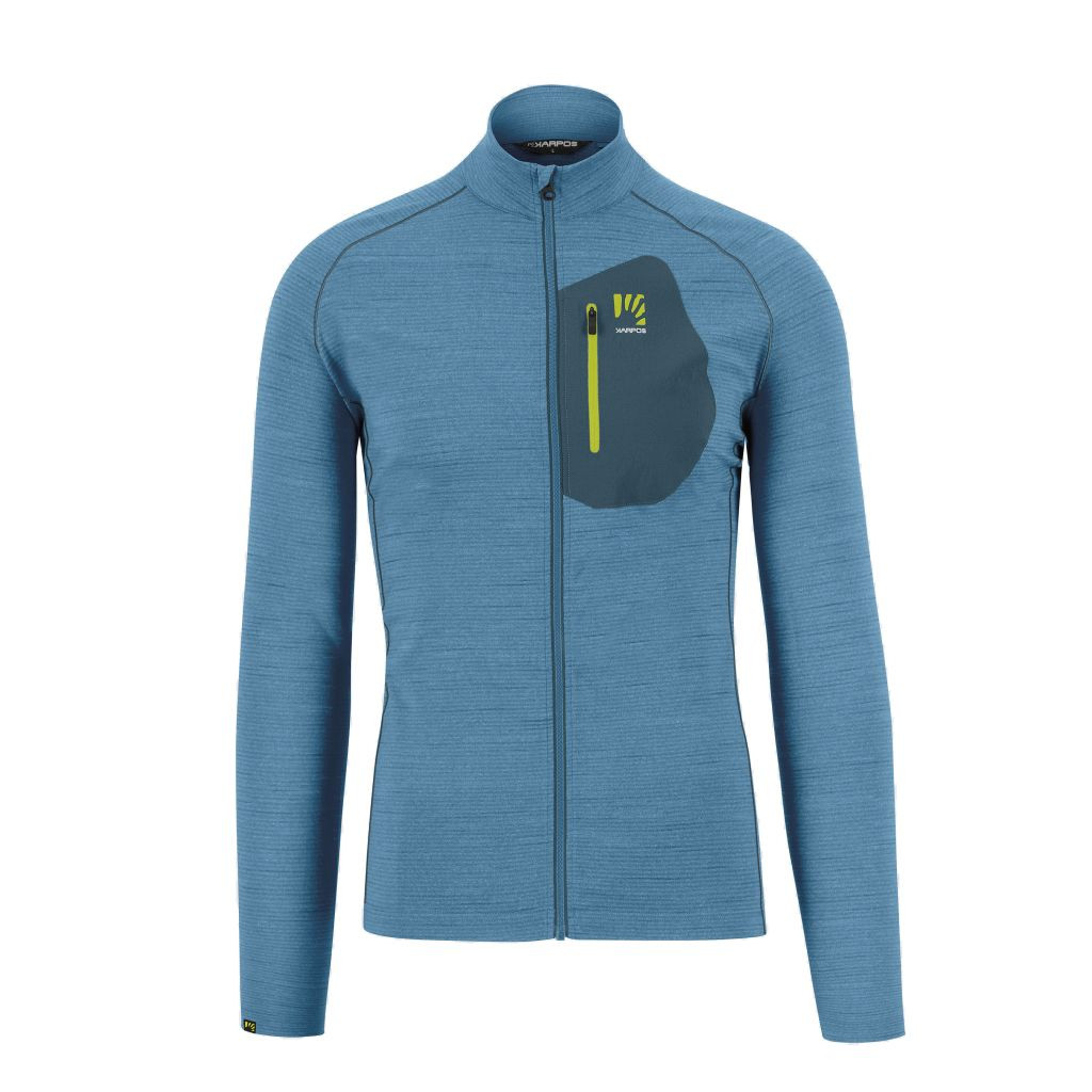 KARPOS Pomedes Tech Full-Zip Fleece, Niagara velikost: L