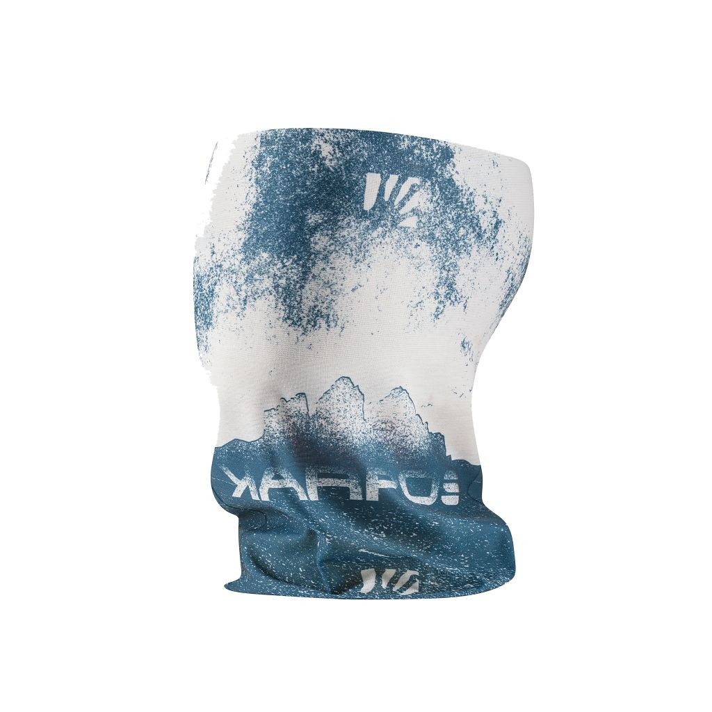 KARPOS Trecime Neckwarmer, Bright White Ombre Blue velikost: OS (UNI)