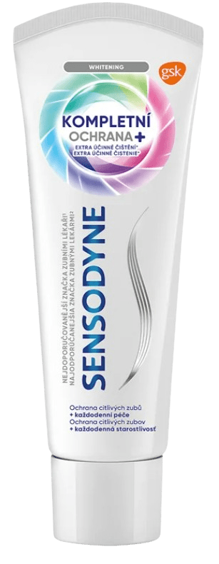 SENSODYNE Kompletní Ochrana+ Whitening Zubní pasta pro citlivé zuby 75 ml