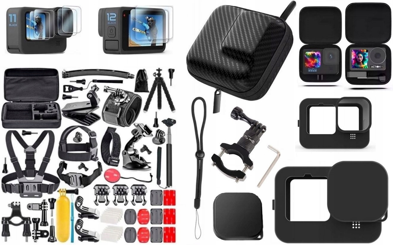 XXXXL Gopro Hero 13 12 11 10 9 Dji Osmo Action Sklo Pouzdro Case