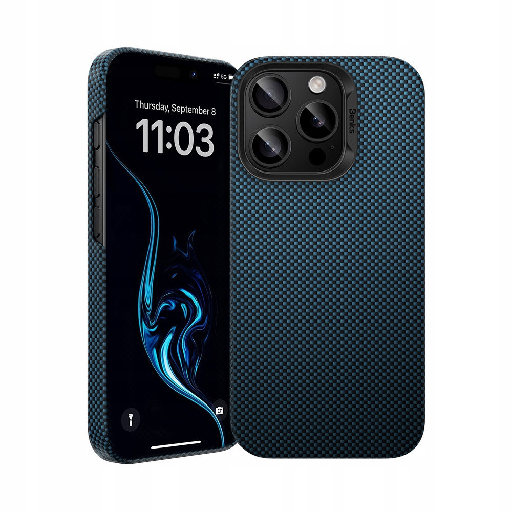 Pouzdro Benks1000D (S066) pro Iphone 16 Pro Max modré Ircha