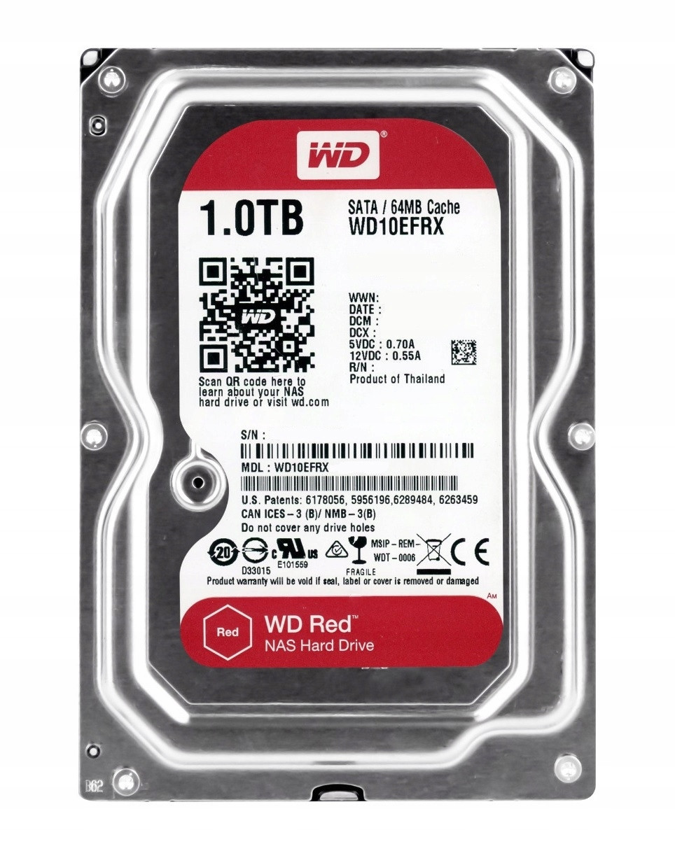 Pevný Disk Wd Red WD10EFRX 3.5