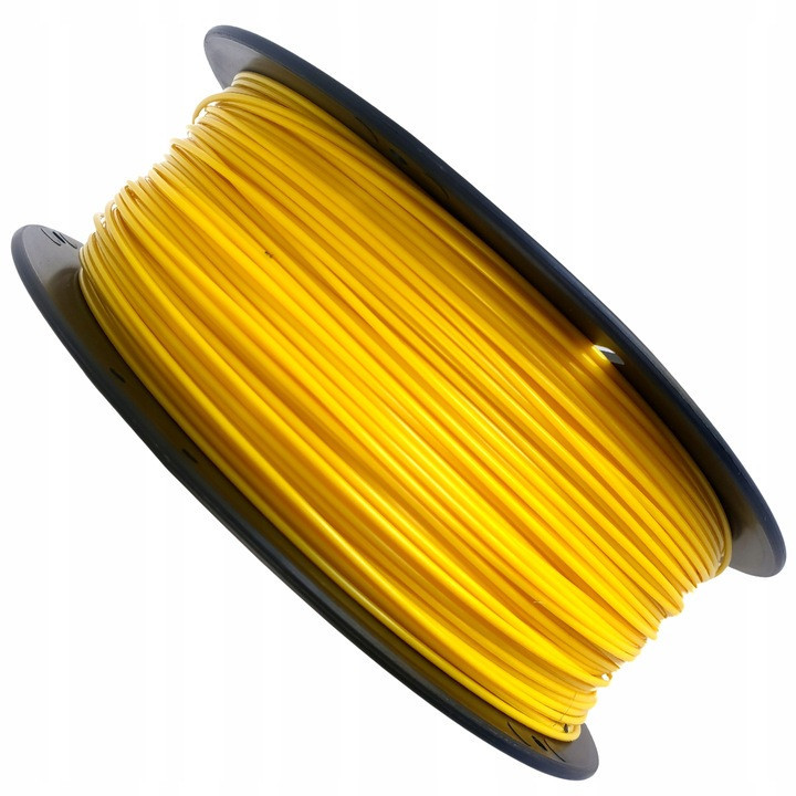 Filament Asa 1,75mm pro 3D tiskárnu Plastspaw 1000g Žlutá Polský Výrobce