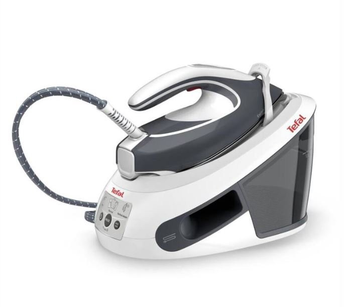 Parní stanice Tefal SV8020E1, 2200 W, nádrž na vodu 1,8 l, šedo/bílá