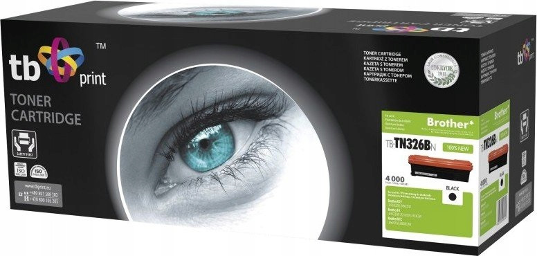 Toner pro Brother TN326B Bk 100% nový TB-TN326BN