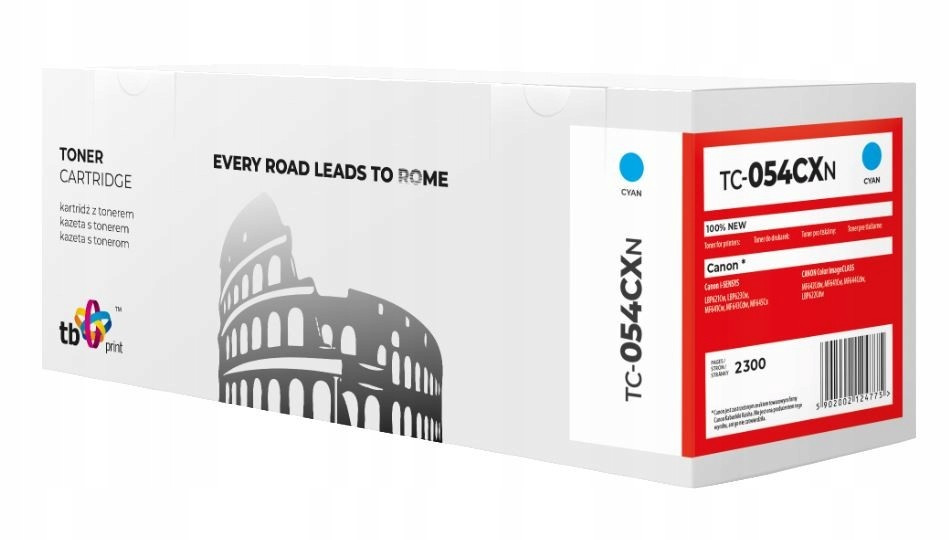 Toner pro Canon Lbp 620C 054H TC-054CXN azurový%
