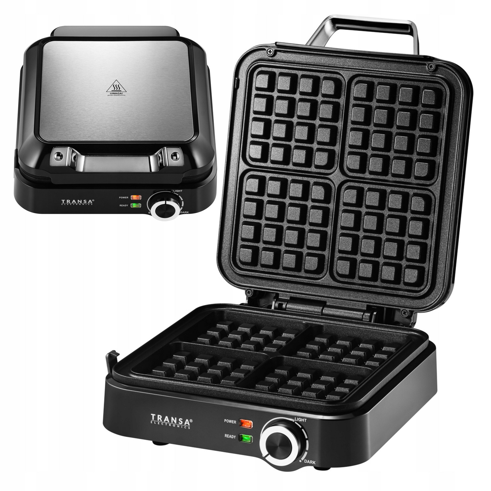 Vaflovač Na 4 Velké Vafle Regulace Teploty A Stupně Propečení 2200W