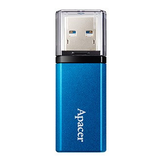 Apacer USB flash disk, USB USB 3.2 Gen1, 256GB, AH25C, modrý, AP256GAH25CU-1, USB A, s krytem