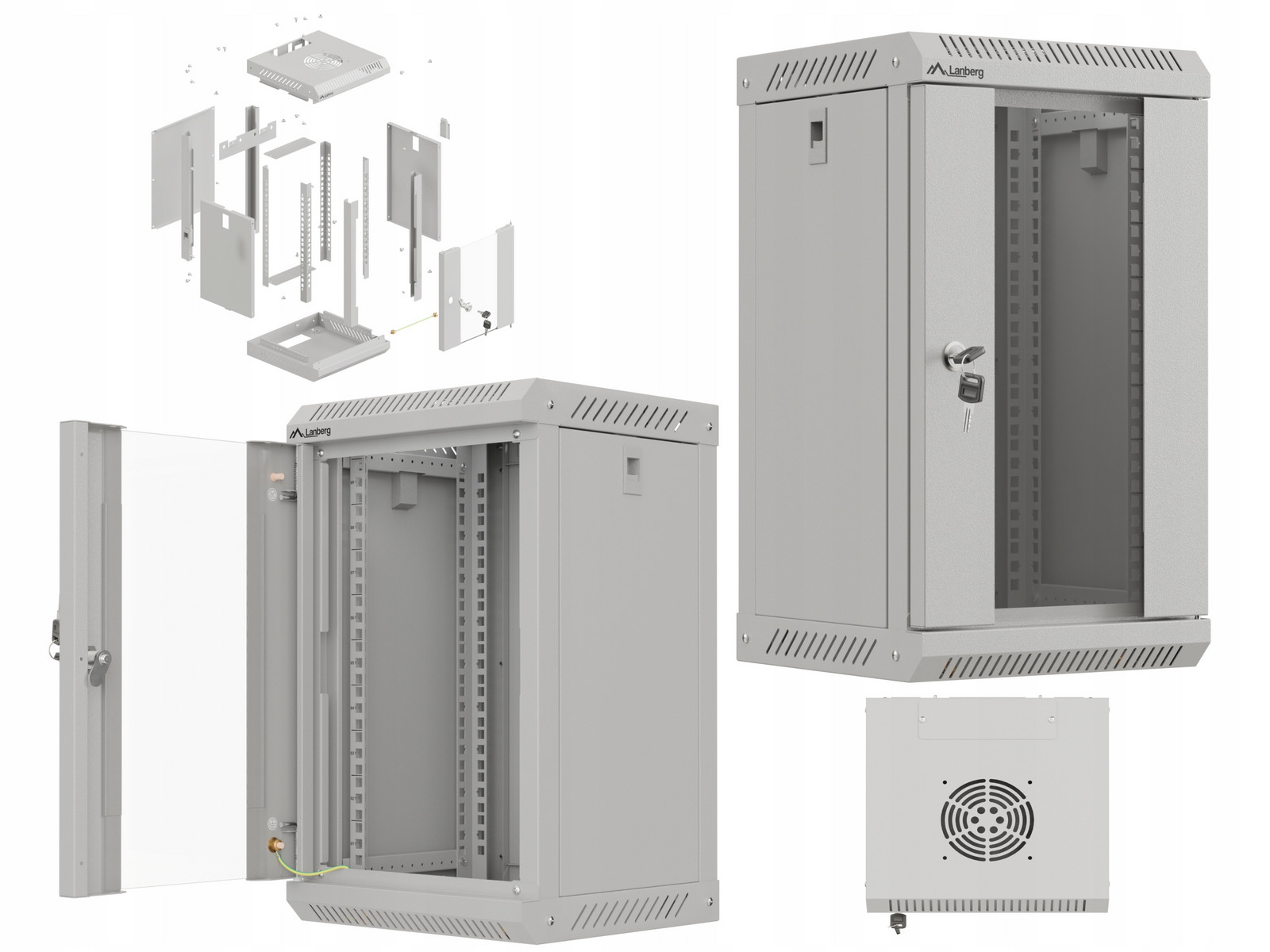 Skříň Rack závěsná 10