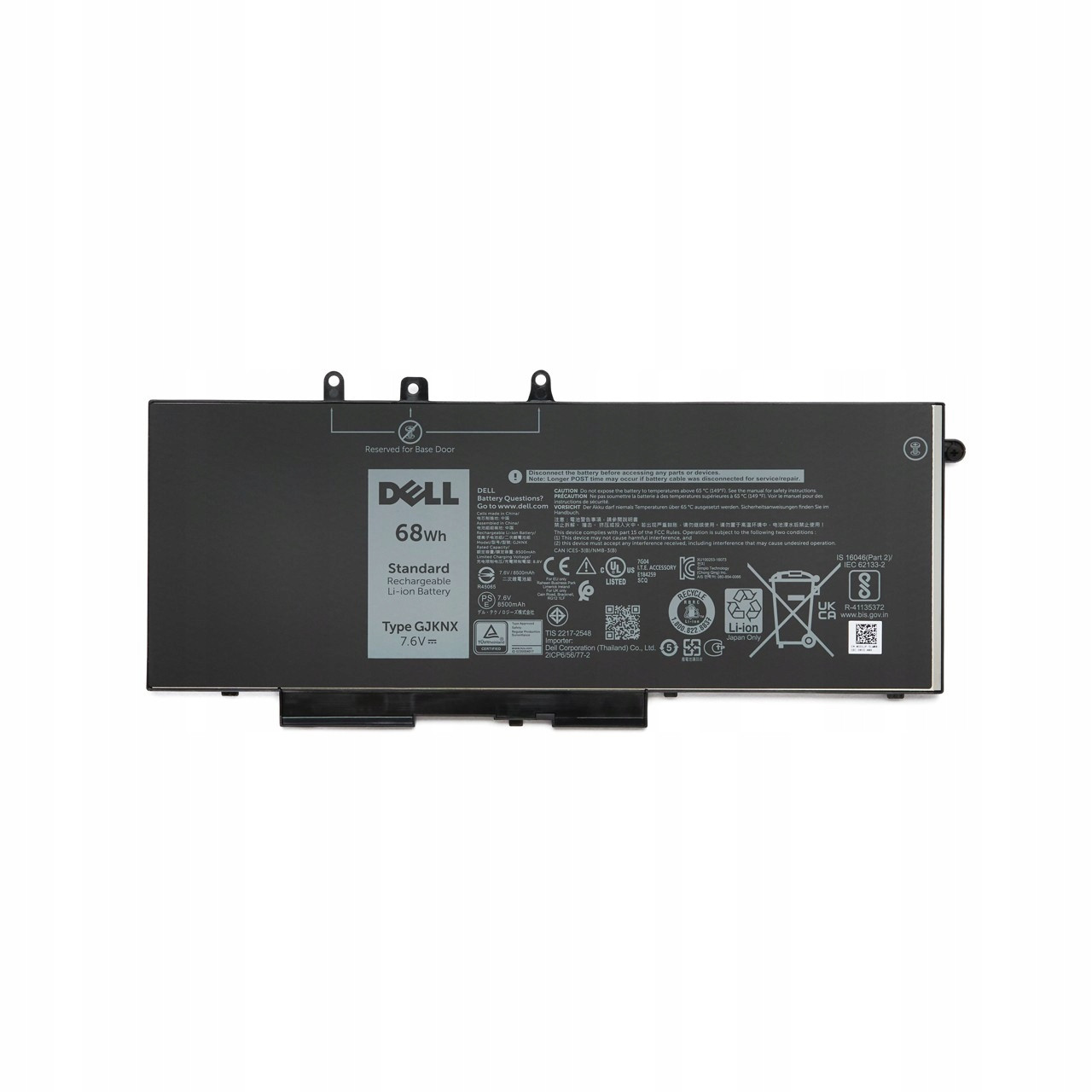 Dell Latitude 5480 5580 5590 68Wh Gjknx Nová Originální Baterie Prod. 2024