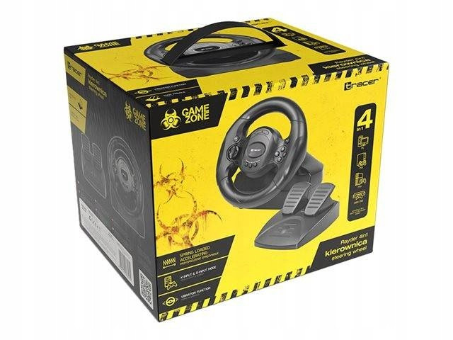 Volant S Pedály 4v1 Pc PS3 PS4 Xbox One Vibrace Tracer Gamezone