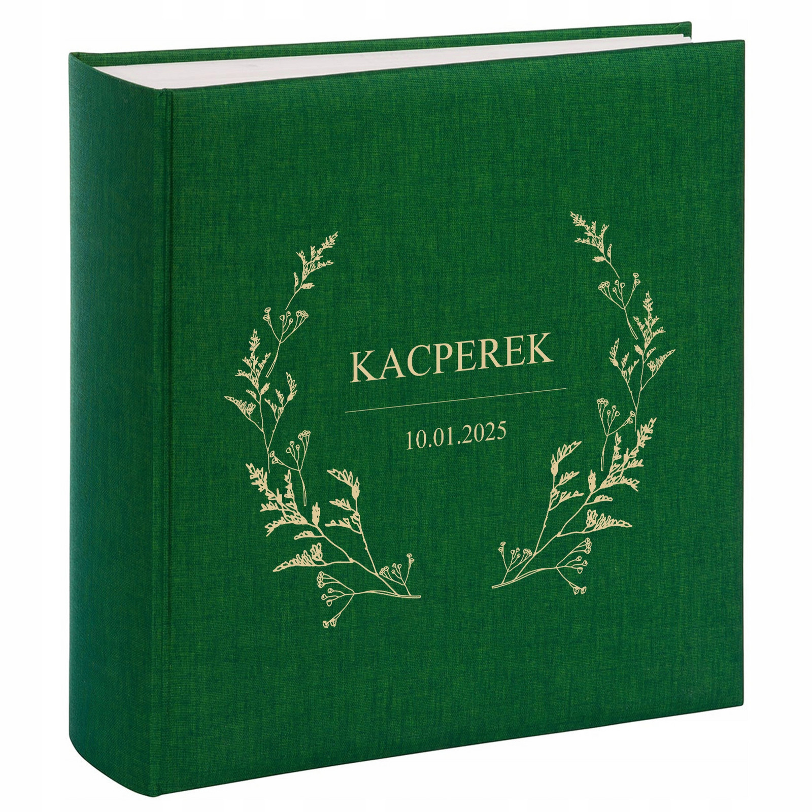 Album s potiskem na fotografie dítěte 50 karet Křest Ráček Goldbuch