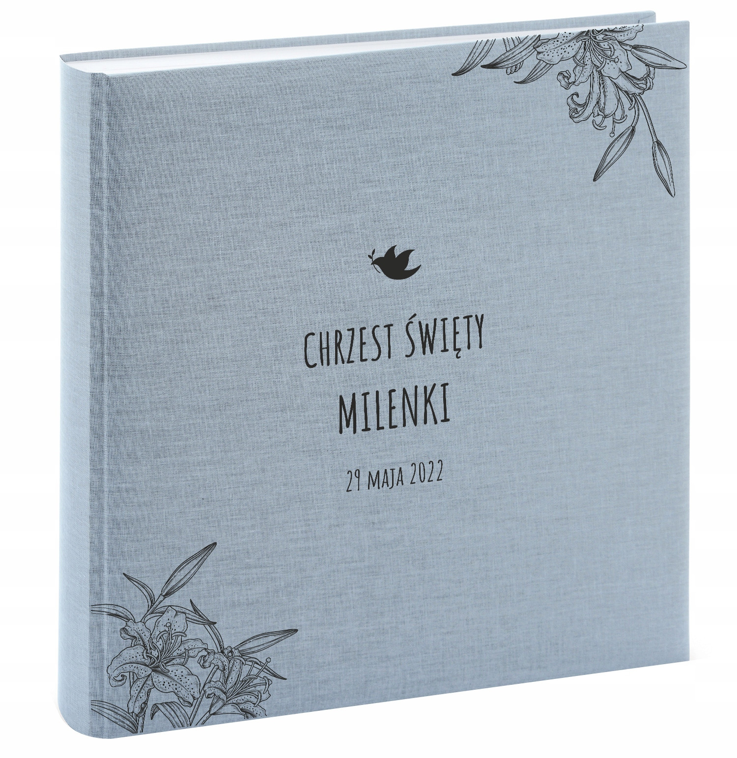 Fotoalbum vkládané 30 karet Váš Potisk Křest Ráček Goldbuch