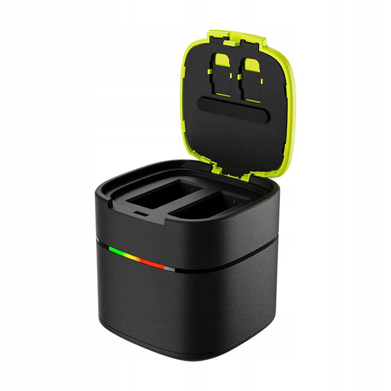 Telesin Dvoukanálová nabíječka Box pro kamery Gopro Hero Rychlé nabíjení