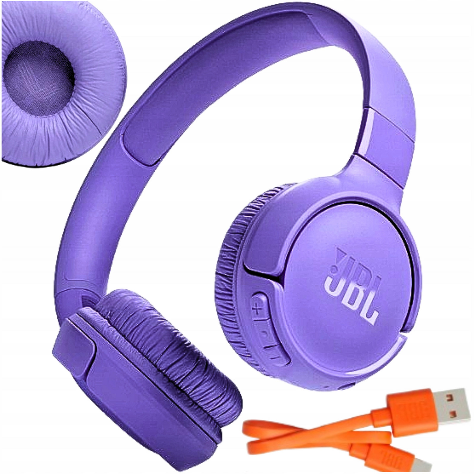 Jbl Tune 520BT Fialová Sluchátka Fialová Bluetooth Pure Bass 57H Bonus