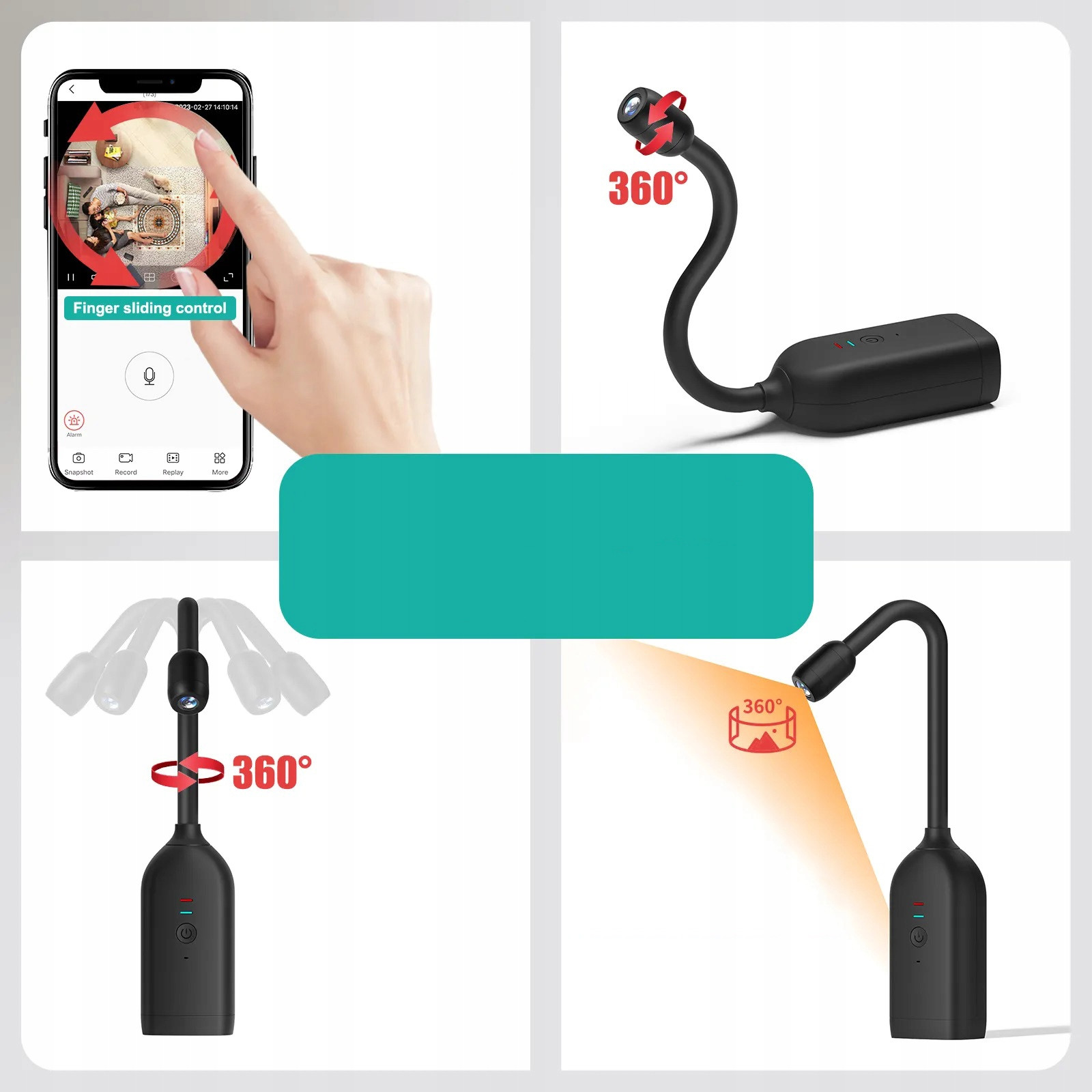 Wifi Kamera Ruffberg QJ700 Panoramatická 360° Full Hd Detekce Pohybu