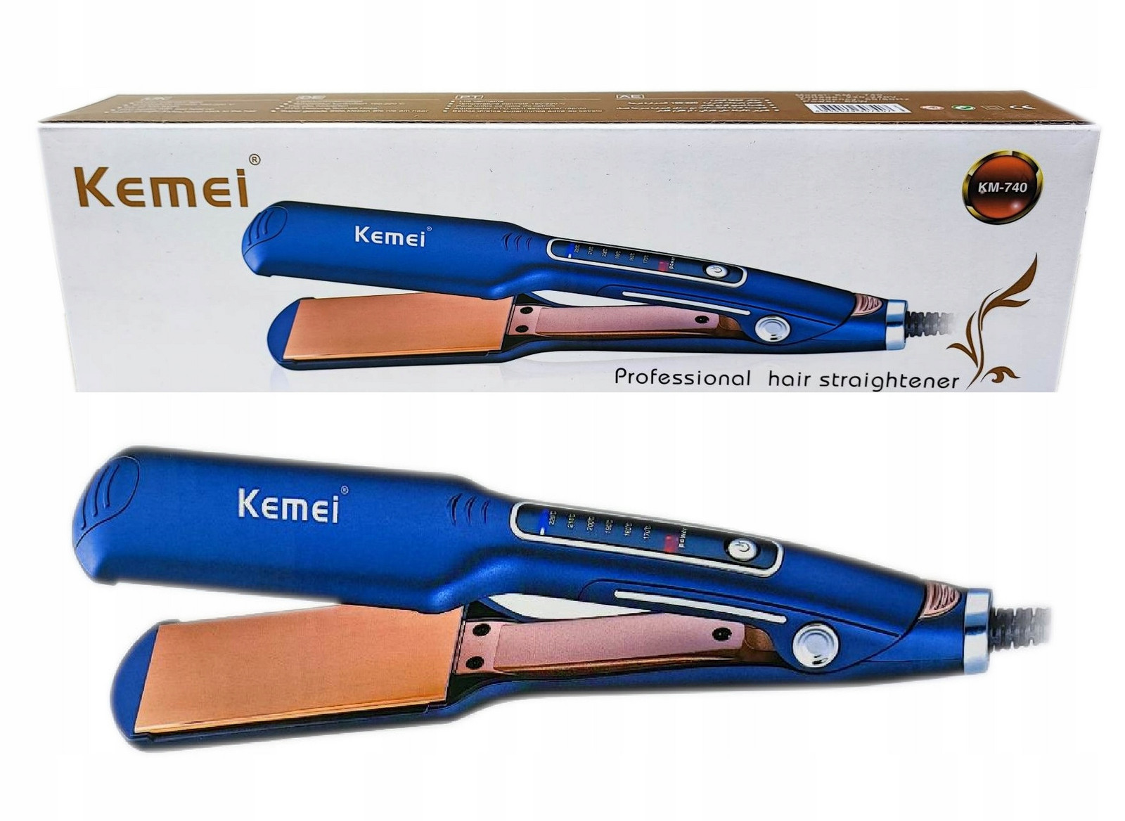 Žehlička Na Vlasy Na Vlasy Keramická Regulace Teploty Rychlé Předehřívání