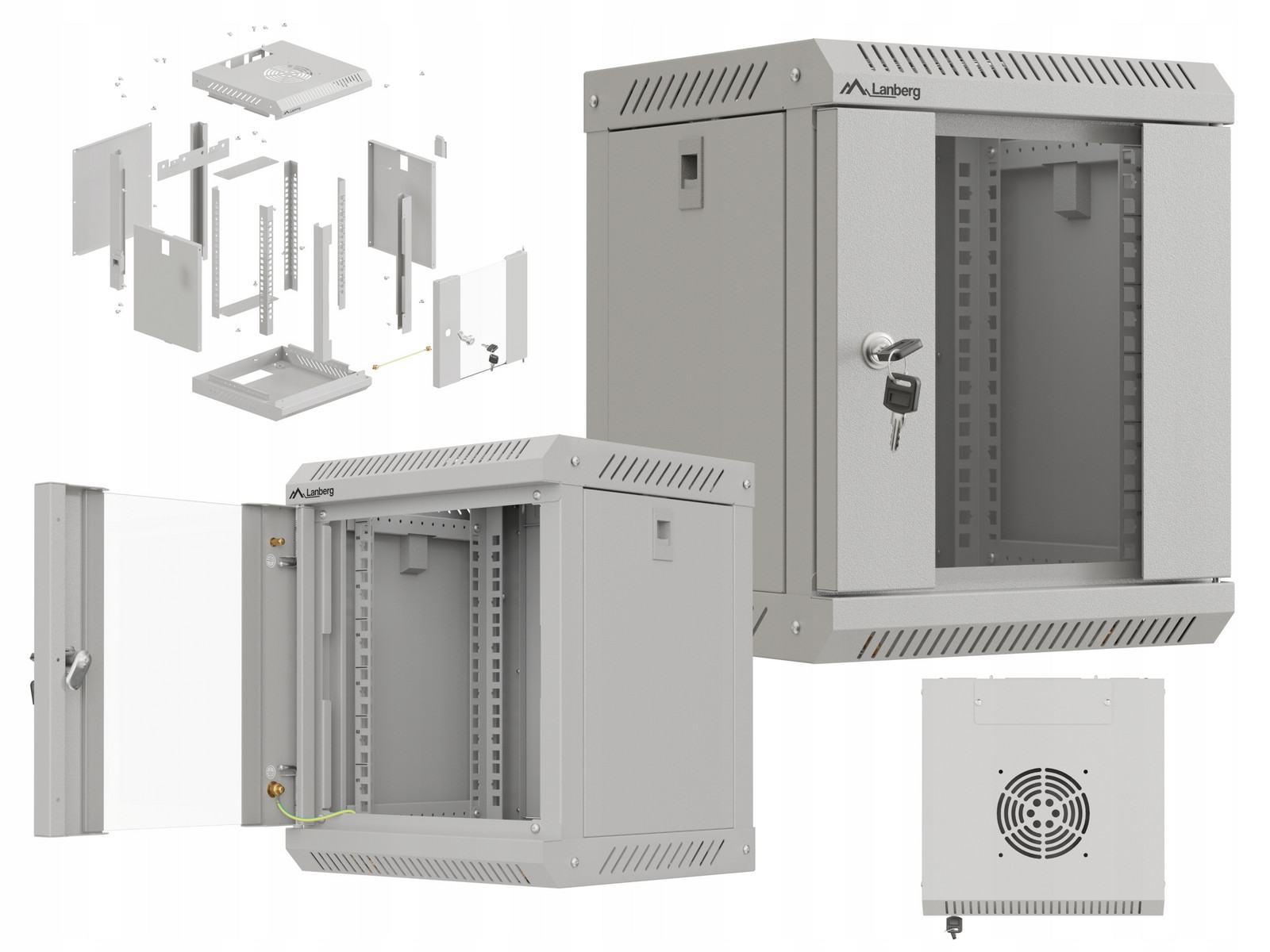 Skříň Rack závěsná 10