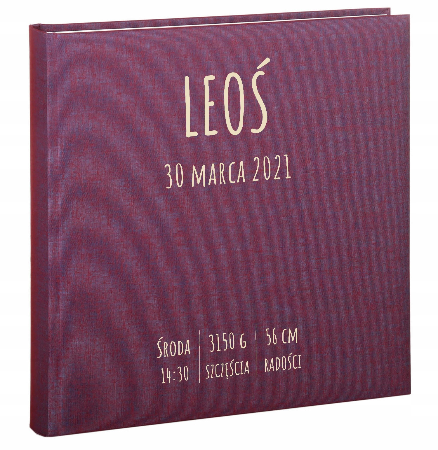 Fotoalbum Dítěte vložené 30 karet Váš Text Goldbuch