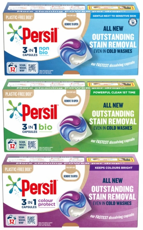 Persil Non Bio 3in1 Kapsle na praní 3x32 ks Barva/non Bio/univerzální