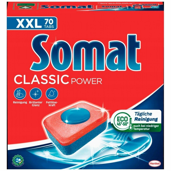 Somat tablety do myčky Classic Power XXL 70 ks z Německa