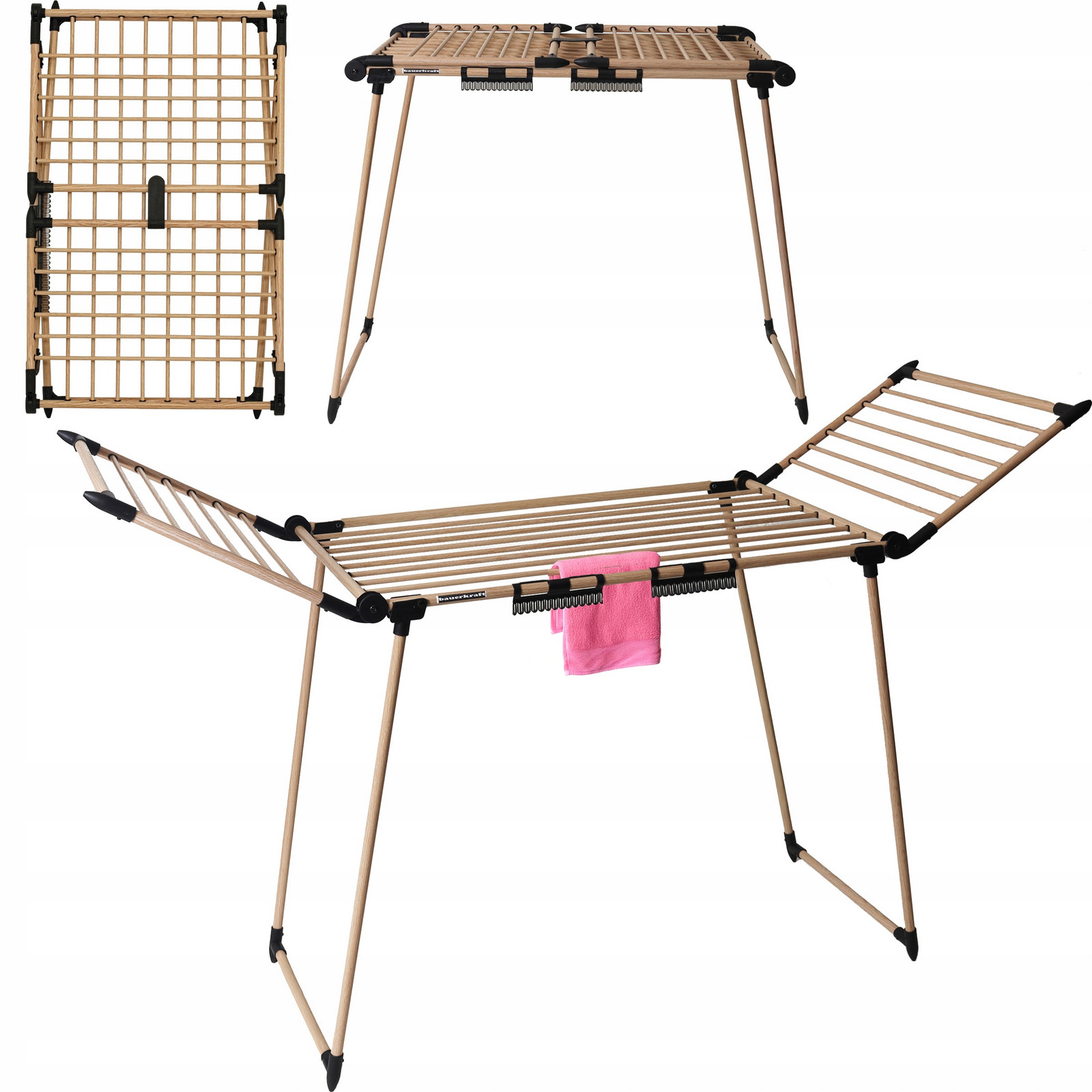 Stojící sušák na prádlo oblečení spodní prádlo skládací balkonový silný velký