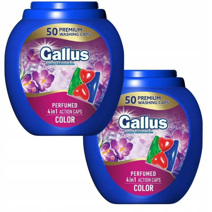 4x Gallus Color 50 caps kapsle na praní barevných tkanin účinné
