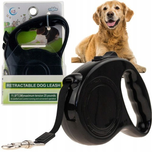 TG63398 Vodítko Automatické Pro Psa Kočku 3M Páska 11KG Natahovací Flexy