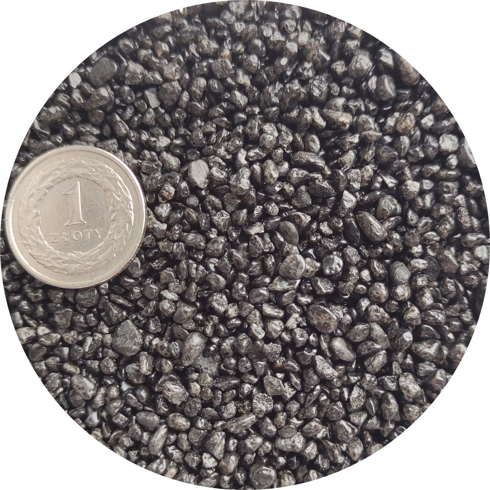 Stelivo Černé Ozdobné Blue Way Polský Atestovaný Kámen Mini Oblázek 24 Kg